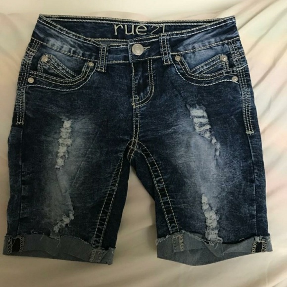 Girls/Women's Size 0 Rue 21 Jean Shorts - Picture 2 of 4